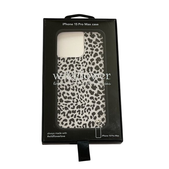 Wildflower iPhone 15 Pro Max Phone Case in Snow Meow - Picture 1 of 3
